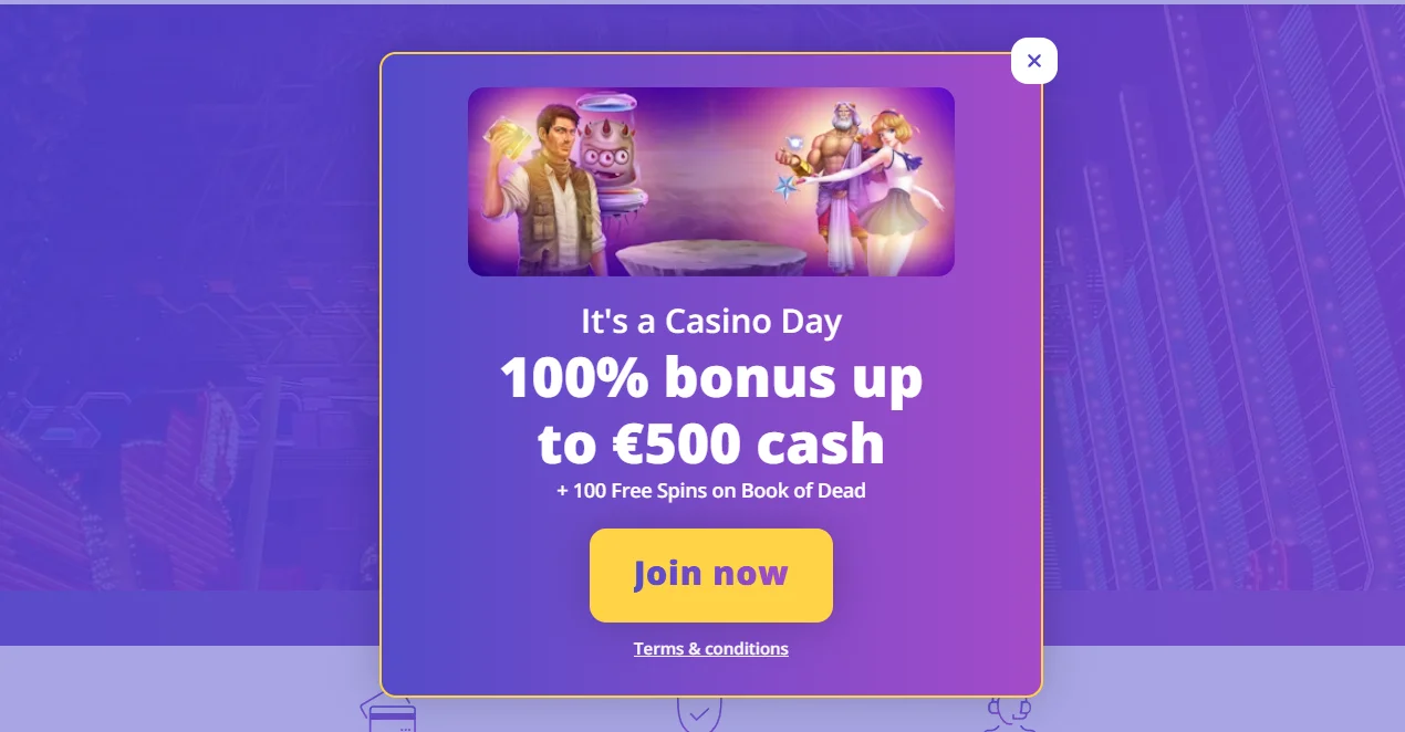 Casino Days Welcom Bonus